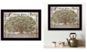 Trendy Decor 4U Lessons from a Tree by Cindy Jacobs, Ready to hang Framed Print, Black Frame, 18" x 14"